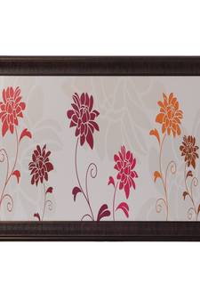 Botanical Flowers Satin Matt Texture UV Art Painting