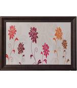 Botanical Flowers Satin Matt Texture UV Art Painting