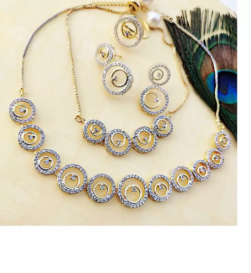 White necklaces