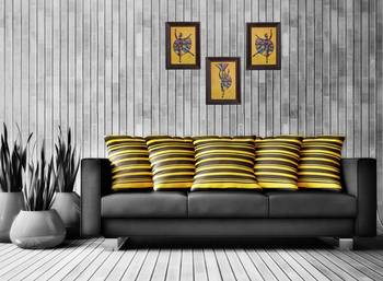 Set of 3 Dancing Girl Matt Texture UV Art Painting 2