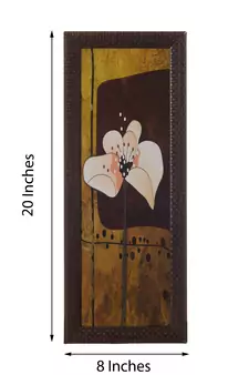 Floral Satin Matt Texture UV Art Painting