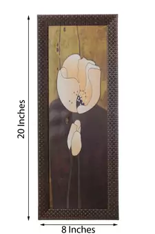 Floral Satin Matt Texture UV Art Painting