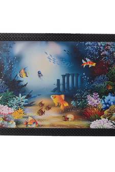 Colorful 3D Sea Life View Satin Matt Texture UV Art Painting