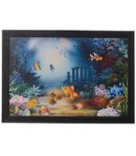 Colorful 3D Sea Life View Satin Matt Texture UV Art Painting