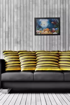 Colorful 3D Sea Life View Satin Matt Texture UV Art Painting