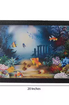 Colorful 3D Sea Life View Satin Matt Texture UV Art Painting