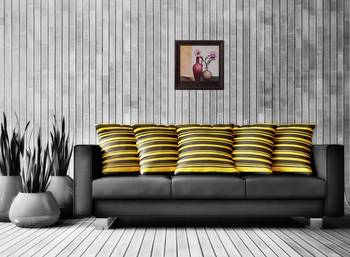 Floral Pot Satin Matt Texture UV Art Painting 2