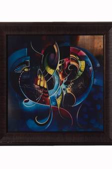 Graphical Satin Matt Texture UV Art Painting