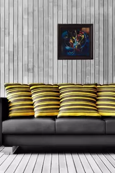 Graphical Satin Matt Texture UV Art Painting