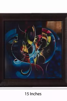 Graphical Satin Matt Texture UV Art Painting