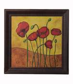 Floral Satin Matt Texture UV Art Painting