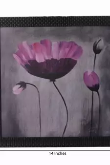 Floral Satin Matt Texture UV Art Painting