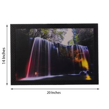Colorful Water Fall Satin Matt Texture UV Art Painting 2