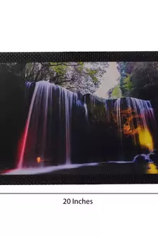 Colorful Water Fall Satin Matt Texture UV Art Painting