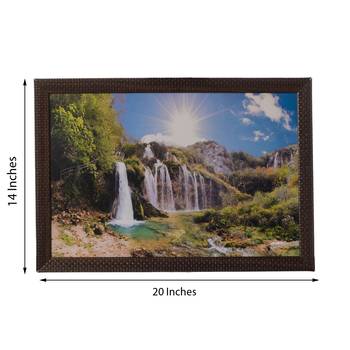 Waterfall View Satin Matt Texture UV Art Painting 3
