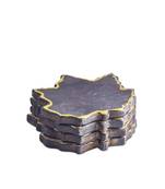 Black Maple Glint Wooden Coasters