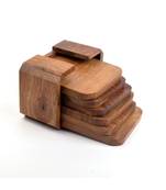 Wooden Handcrafted Round Edge Coasters 