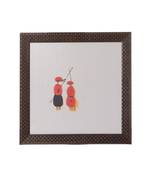 Abstract Pair Satin Matt Texture UV Art Painting