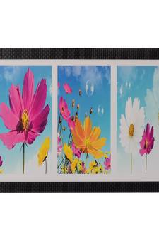 Colorful Floral Satin Matt Texture UV Art Painting