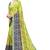 Yellow Printed Georgette Saree With Blouse