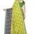 Yellow Printed Georgette Saree With Blouse