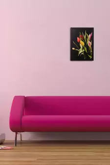 Floral Satin Matt Texture UV Art Painting