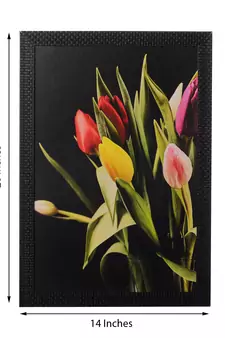 Floral Satin Matt Texture UV Art Painting