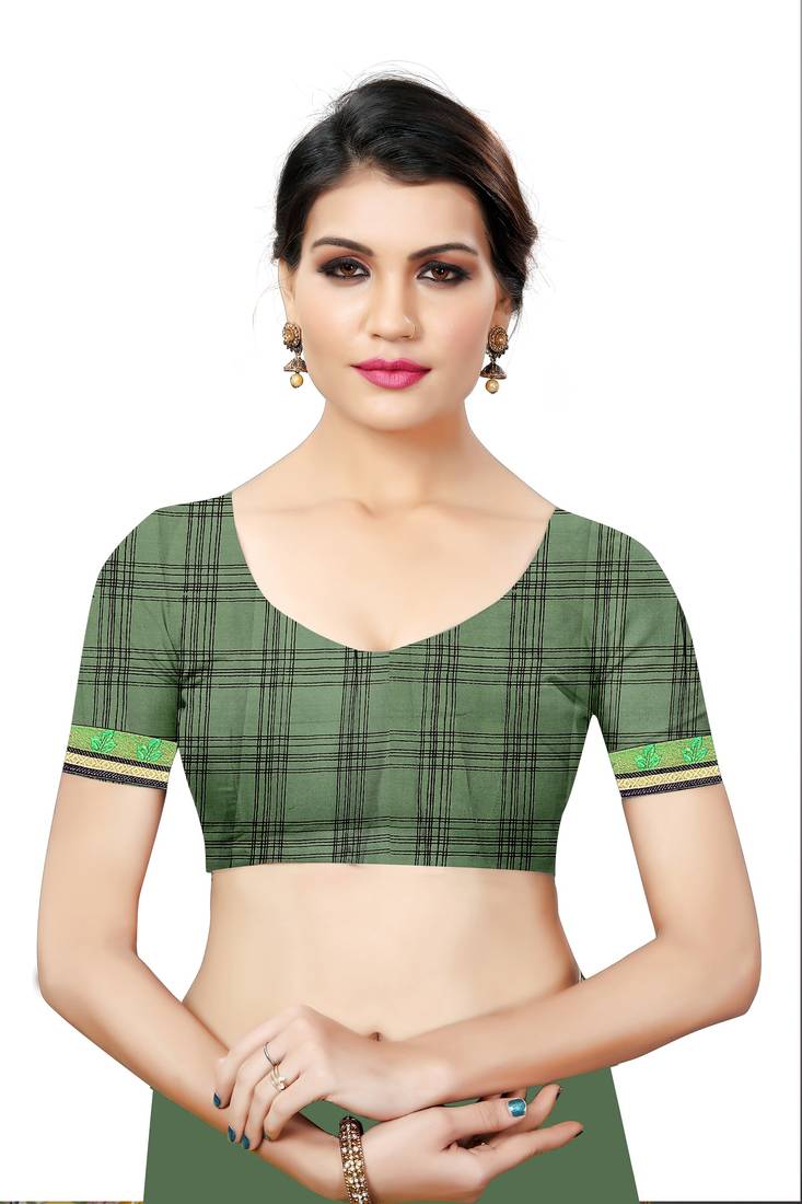 Multicolor Printed Georgette Saree With Blouse