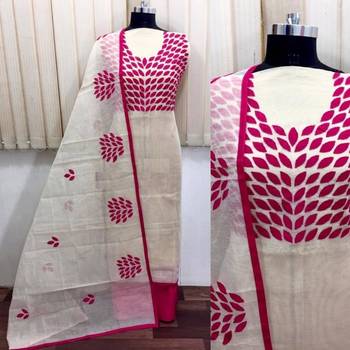 White embroidered cotton salwar 1