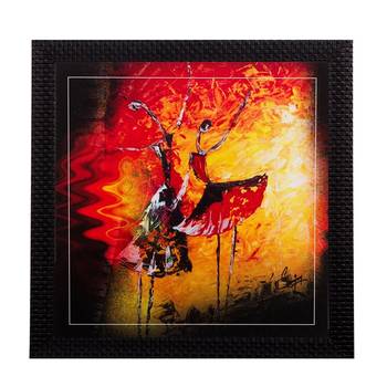 Dancing Girls Matt Textured UV Art Painting 1