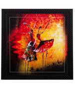 Dancing Girls Matt Textured UV Art Painting