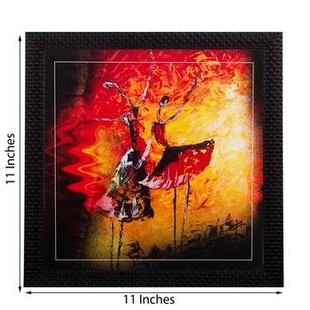 Dancing Girls Matt Textured UV Art Painting 2