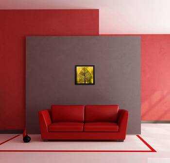 Tree Design Matt Textured UV Art Painting 2