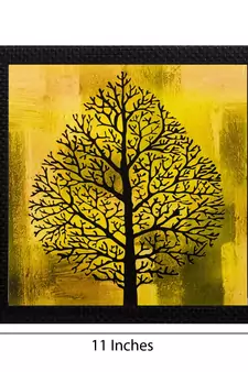 Tree Design Matt Textured UV Art Painting