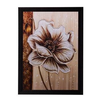 Beautiful Flower Design Matt Textured UV Art Painting 1