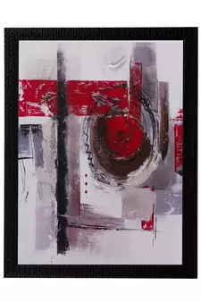 Abstract Design Matt Textured UV Art Painting