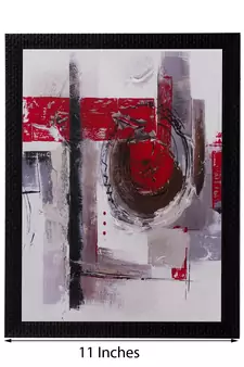 Abstract Design Matt Textured UV Art Painting