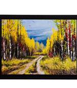 Scenary View Matt Textured UV Art Painting