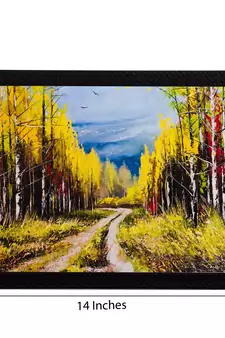 Scenary View Matt Textured UV Art Painting