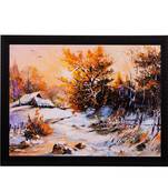 Scenary View Matt Textured UV Art Painting
