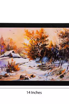 Scenary View Matt Textured UV Art Painting