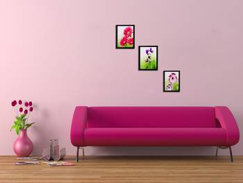 Pink Sunflower Matt Textured UV Art Painting 2