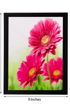 Pink Sunflower Matt Textured UV Art Painting