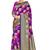 Multicolor woven banarasi saree with blouse