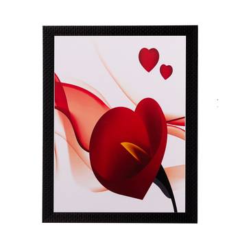 Heart Share Roses Matt Textured UV Art Painting 1
