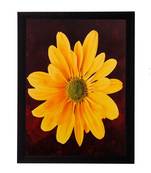 Yellow Sunflower Matt Textured UV Art Painting