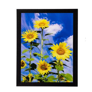 Sunflower Bunch Matt Textured UV Art Painting 1