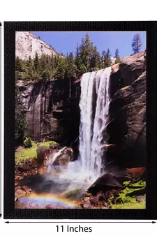 Waterfall View Matt Textured UV Art Painting