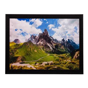 Mountains View Matt Textured UV Art Painting 1
