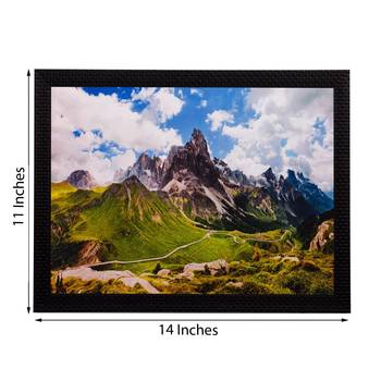 Mountains View Matt Textured UV Art Painting 2